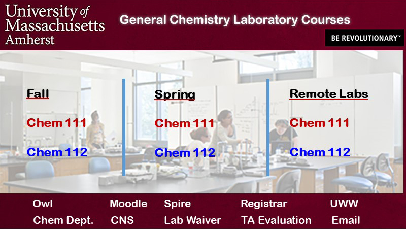 U Mass General Chemistry